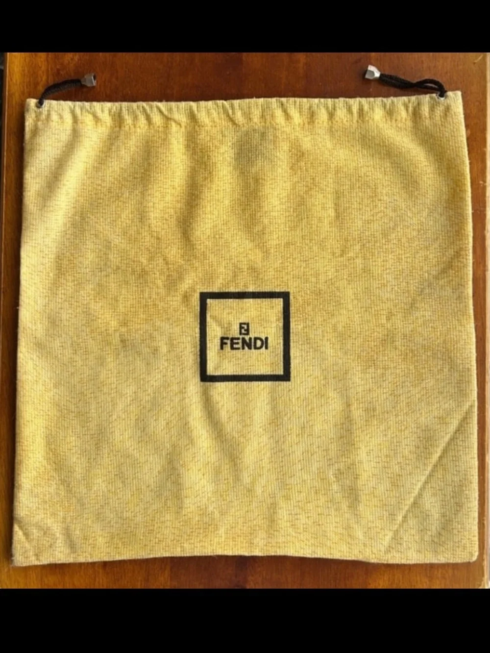 Fendi drawstring dust bag